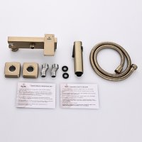 Смеситель с гигиеническим душем Rose R1805G-1