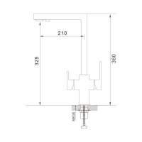 Смеситель для кухни Shevanik S148G