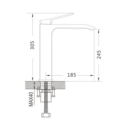 Смеситель для раковины Shevanik S4111C