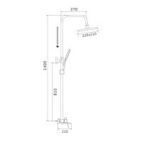 Душевая стойка Shevanik S4136C