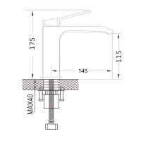 Смеситель для раковины Shevanik S4101C