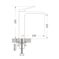 Смеситель для раковины Shevanik S4111C