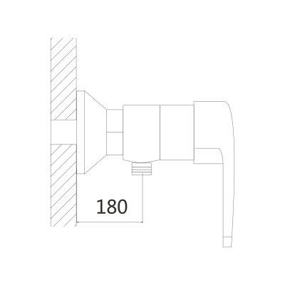 Смеситель для душа Shevanik S5016T