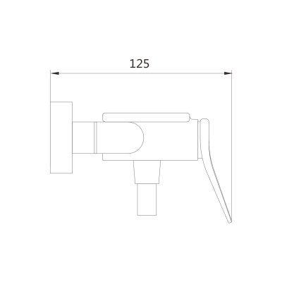 Смеситель для ванны Shevanik S4716G