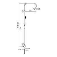 Душевая стойка Frap F24557-6