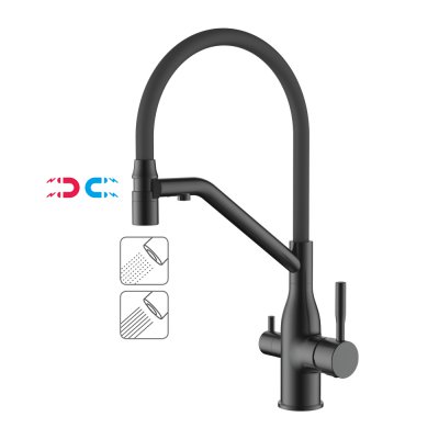 Смеситель для кухни Ledeme L4797D-12