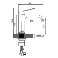 Смеситель для раковины Ledeme L1094Y