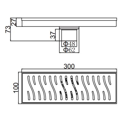 Душевой трап Gerhans K81410D-30