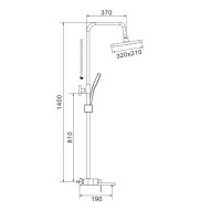 Душевая стойка Shevanik S6836T