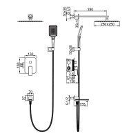 Душевой комплект Gerhans K19507