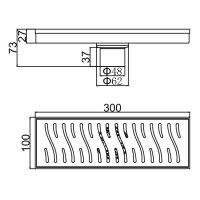 Душевой трап Gerhans K81410Y-30