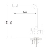 Смеситель для кухни Shevanik S248G