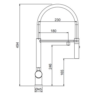 Смеситель для кухни Gappo G4397-85