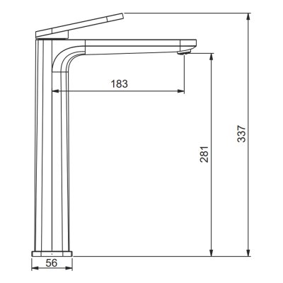 Смеситель для раковины Gappo G1027-23