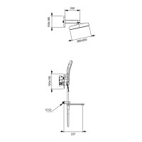 Душевой комплект Gappo G7110-3