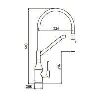Смеситель для кухни Gappo G4098-15H