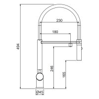 Смеситель для кухни Gappo G4397-85
