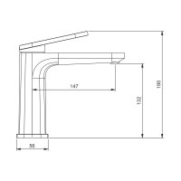Смеситель для раковины Gappo G1027-3