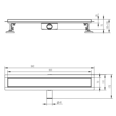 Душевой трап Raglo R652.60.03