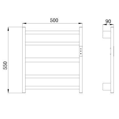Полотенцесушитель электрический Raglo R350.02.03