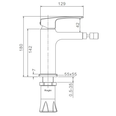 Смеситель для биде Raglo R01.50.03