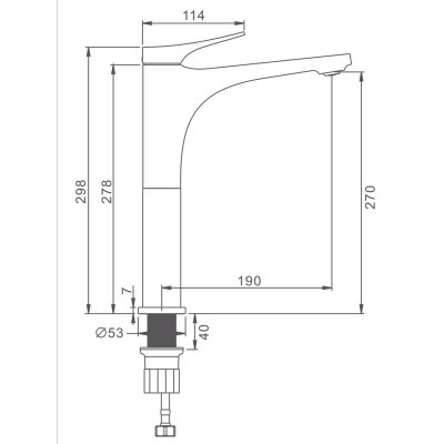 Смеситель для раковины Splenka S54.15