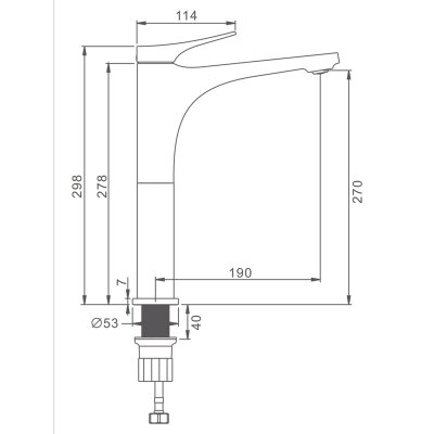 Смеситель для раковины Splenka S54.15.08