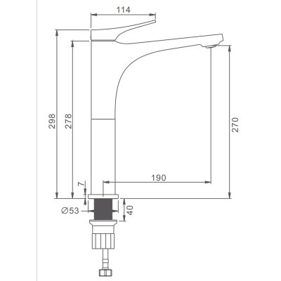 Смеситель для раковины Splenka S54.15.09