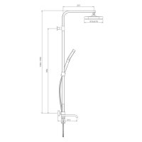 Душевая стойка Raglo R02.24.23