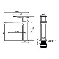 Смеситель для раковины Gerhans K11007