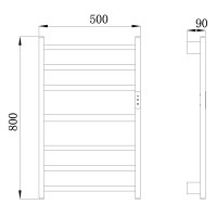 Полотенцесушитель электрический Raglo R350.07.33