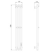 Полотенцесушитель электрический Raglo R350.16.03