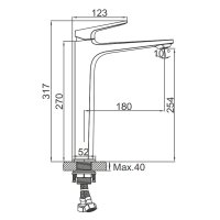 Смеситель для раковины Gerhans K11129D