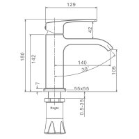 Смеситель для раковины Raglo R02.10.23