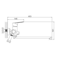 Смеситель для ванны Splenka S41.22