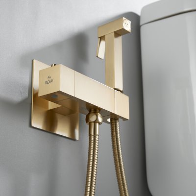 Смеситель с гигиеническим душем Rose R965G