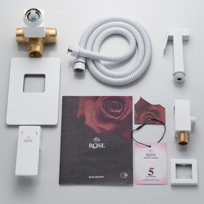 Смеситель с гигиеническим душем Rose R2805C