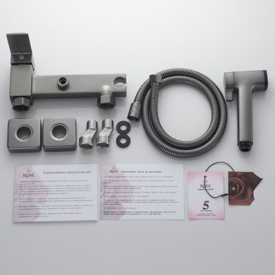 Смеситель с гигиеническим душем Rose R2805T-1