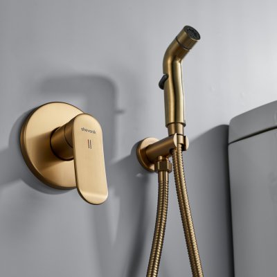 Смеситель с гигиеническим душем Shevanik S4505G