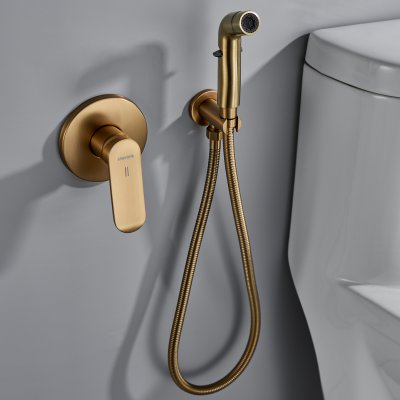 Смеситель с гигиеническим душем Shevanik S4505G