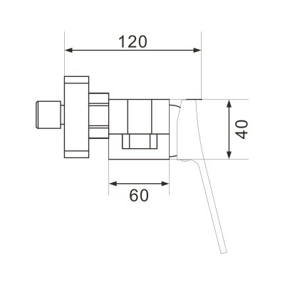 Смеситель для душа Shevanik S6116C