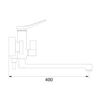 Смеситель для ванны Shevanik S4722G