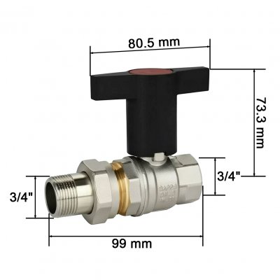 Кран Gappo G218.05 ВР/НР 3/4