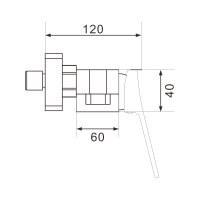 Смеситель для душа Shevanik S6116T