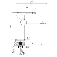 Смеситель для раковины Haiba HB10564