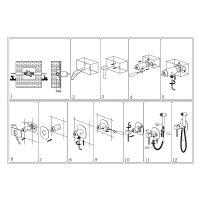 Смеситель с гигиеническим душем D-Lin D183202-J