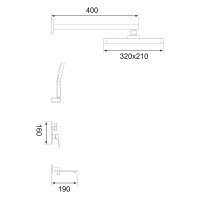 Душевой комплект Shevanik S4535G
