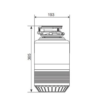 Измельчитель отходов для кухонной мойки Gappo GP5002