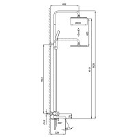 Душевая стойка Gappo G2406-43