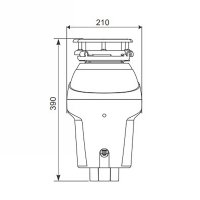 Измельчитель отходов для кухонной мойки Gappo GP5001